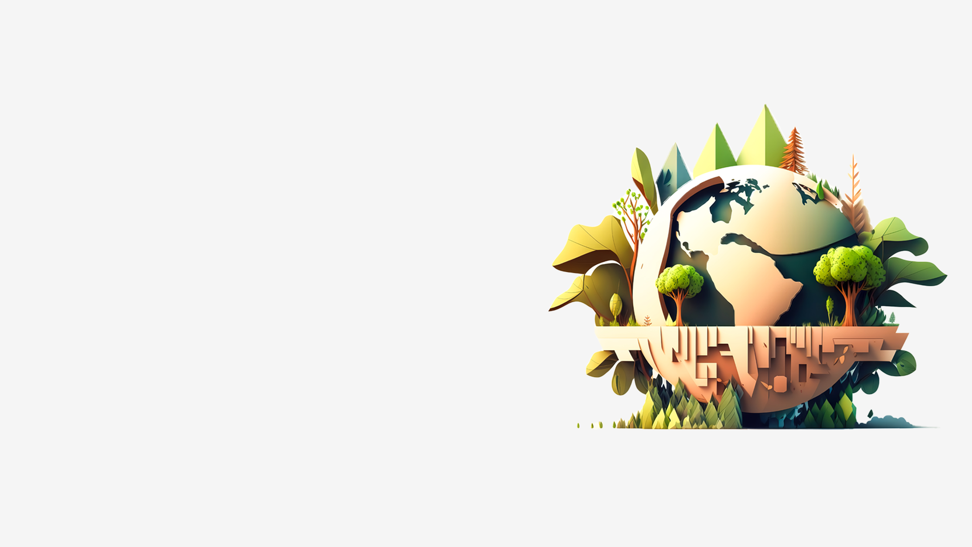 A collage of fruit, leaves and wildlife bursting with life